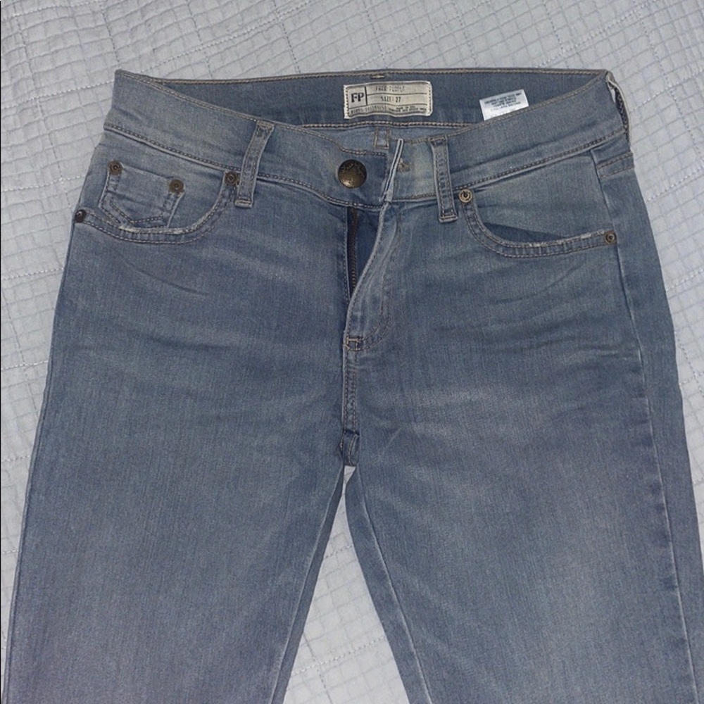 Free people low rise flare jeans